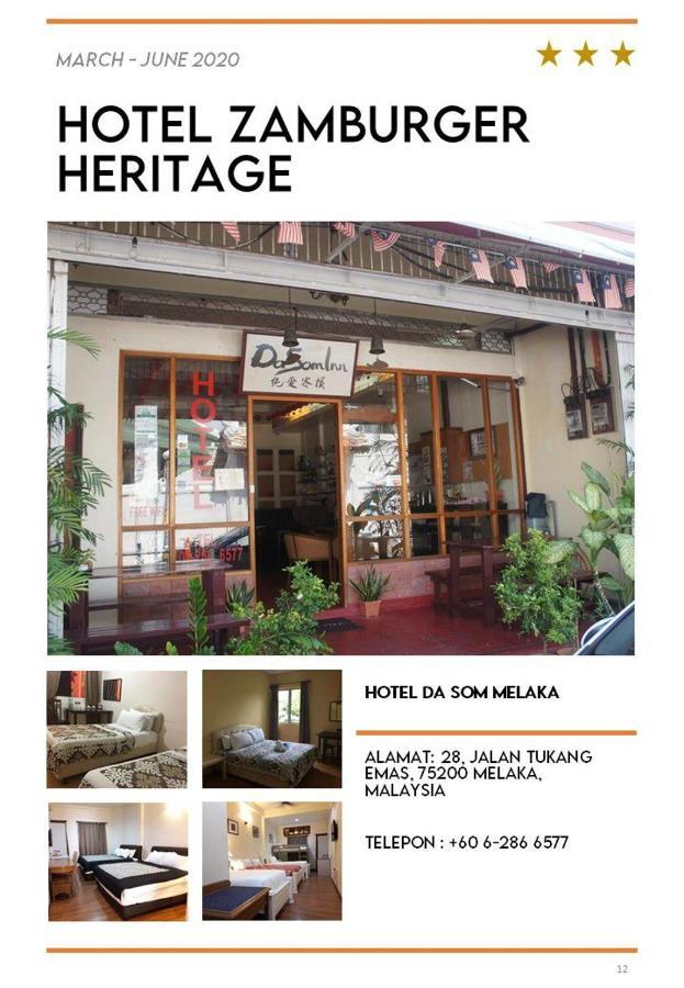 Hotel Zamburger Heritage Melaka Dış mekan fotoğraf
